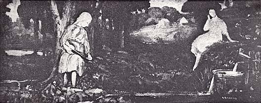 Cressy Wanderer, (painting) — Arthur B. Davies