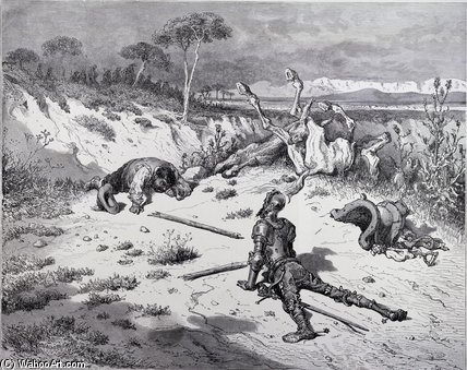 Don Quixote's Moralising On Ingratitude — Paul Gustave Doré