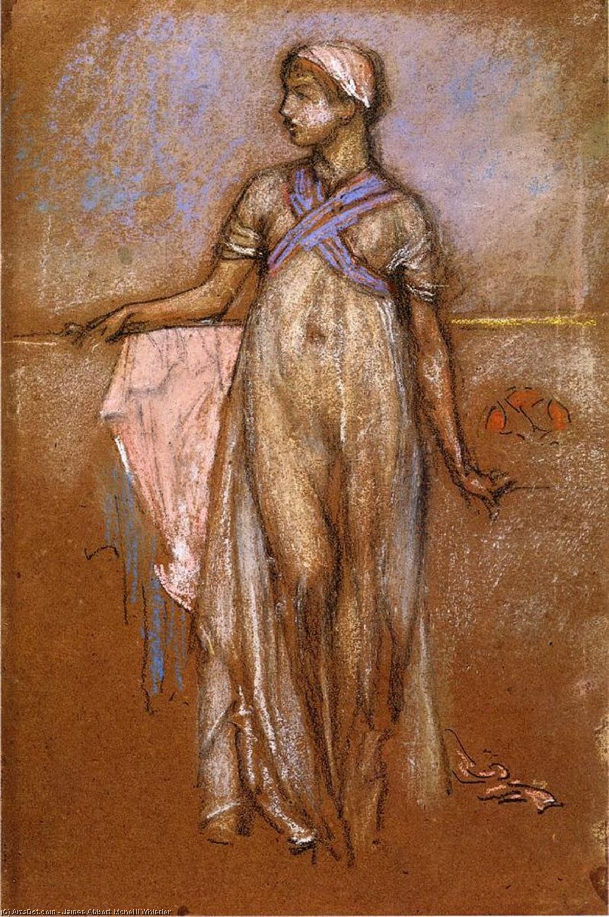 The Greek Slave Girl (also Known As Variations In Violet And Rose) — James Abbott Mcneill Whistler