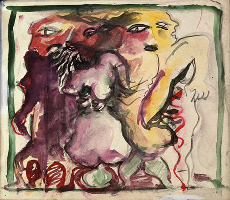 Studie Für Antigone — Mark Rothko