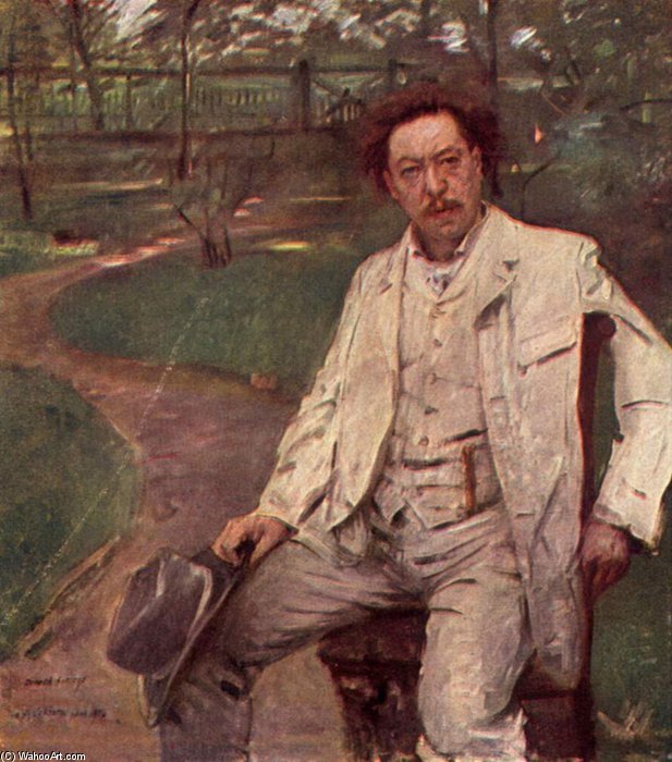 Porträt Des Pianisten Conrad Ansorge — Lovis Corinth
