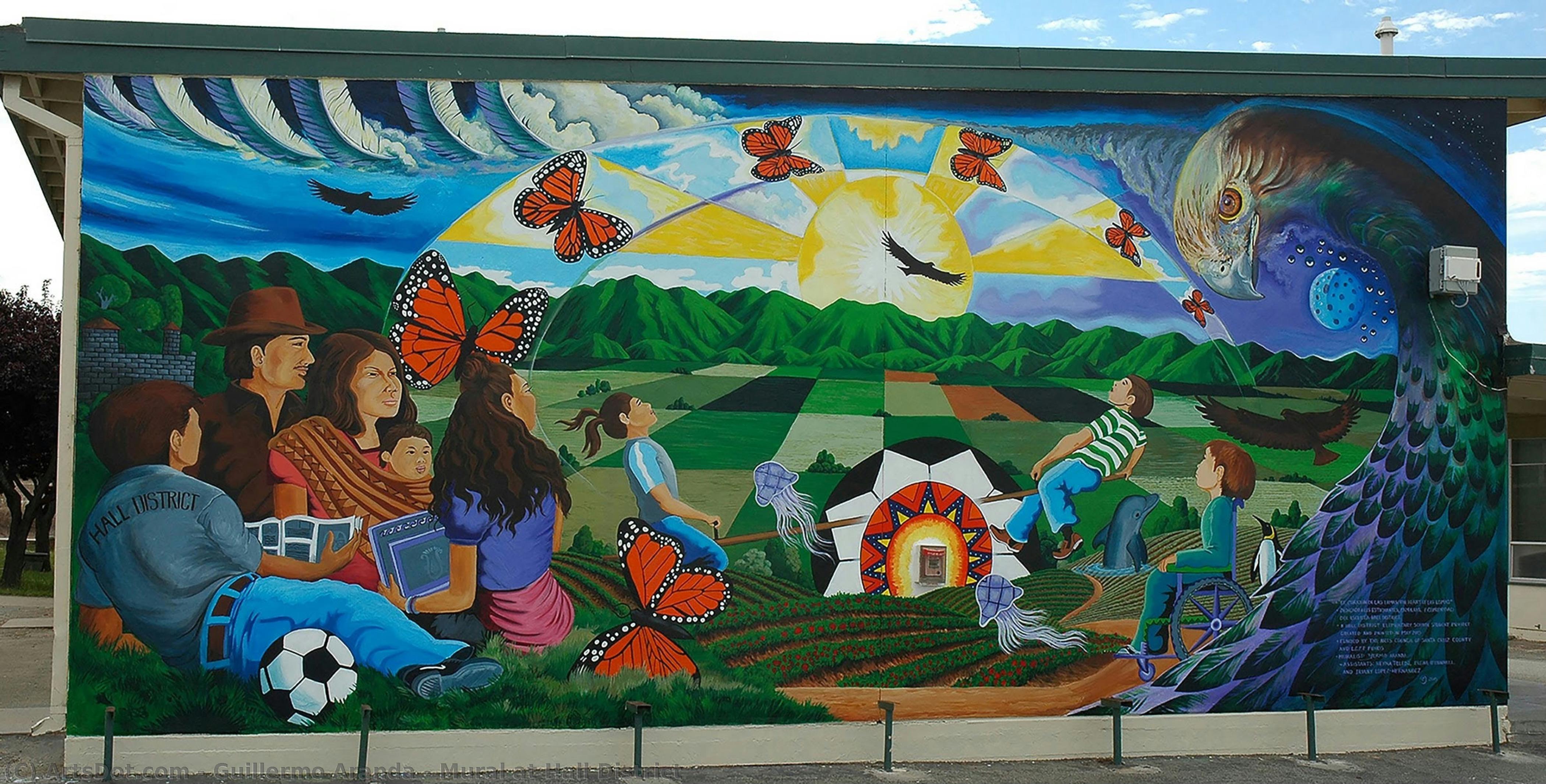 Mural At Hall District — Guillermo Aranda