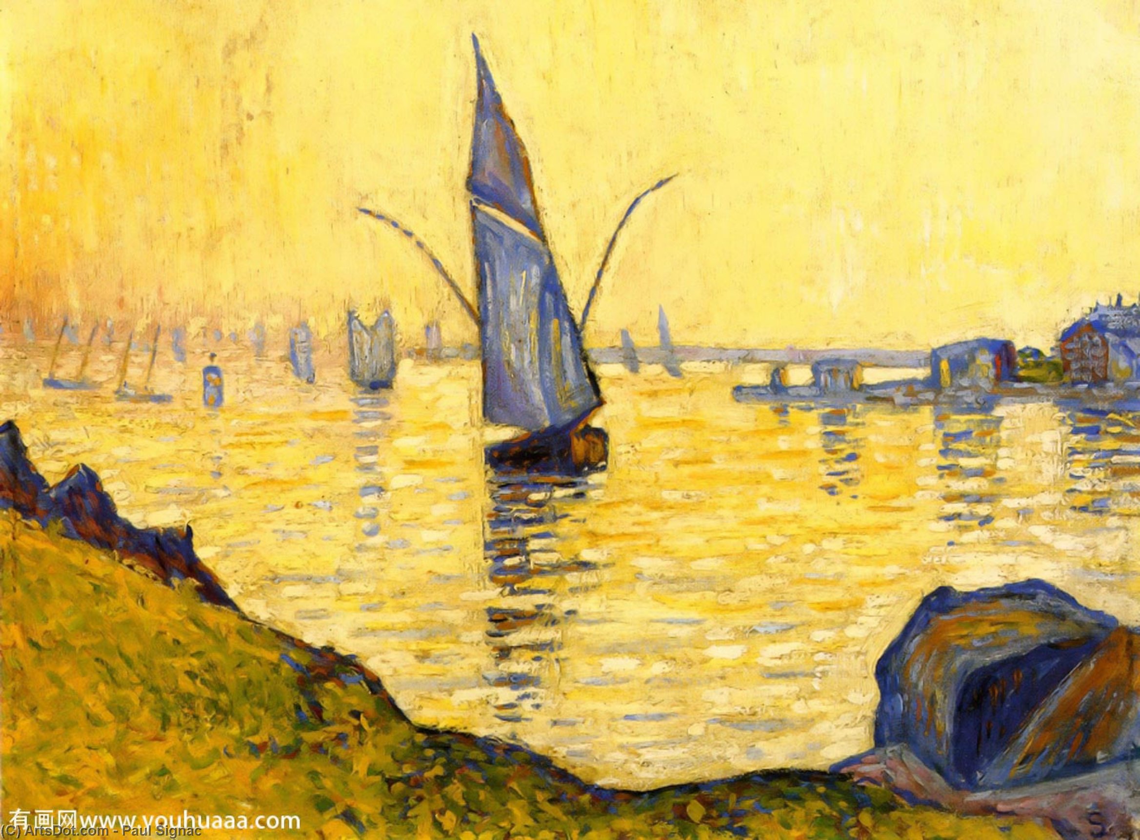 Concarneau (study) — Пауль Синак