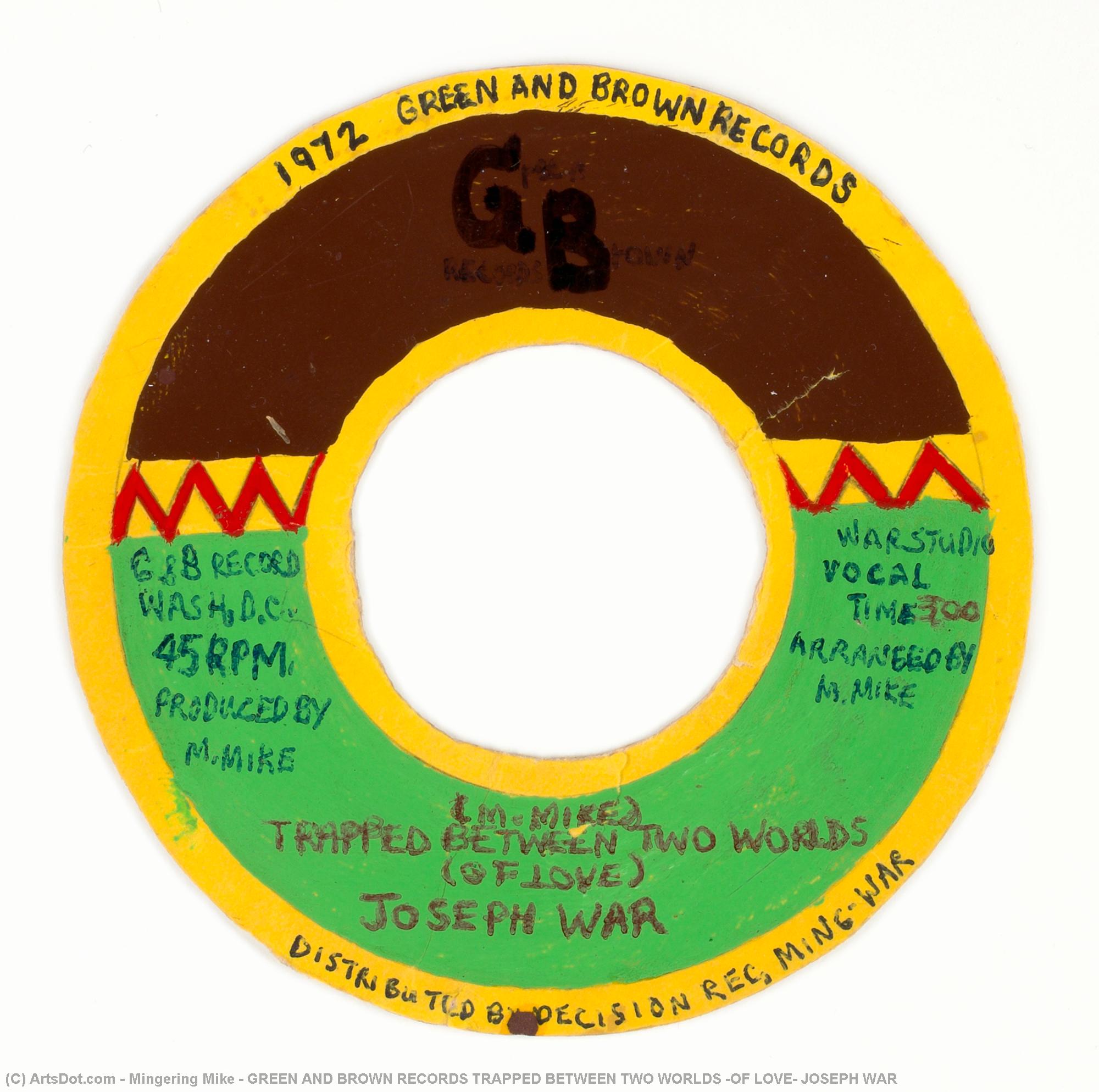 Green And Brown Records Trapped Between Two Worlds (of Love) Joseph War — Mingering Mike