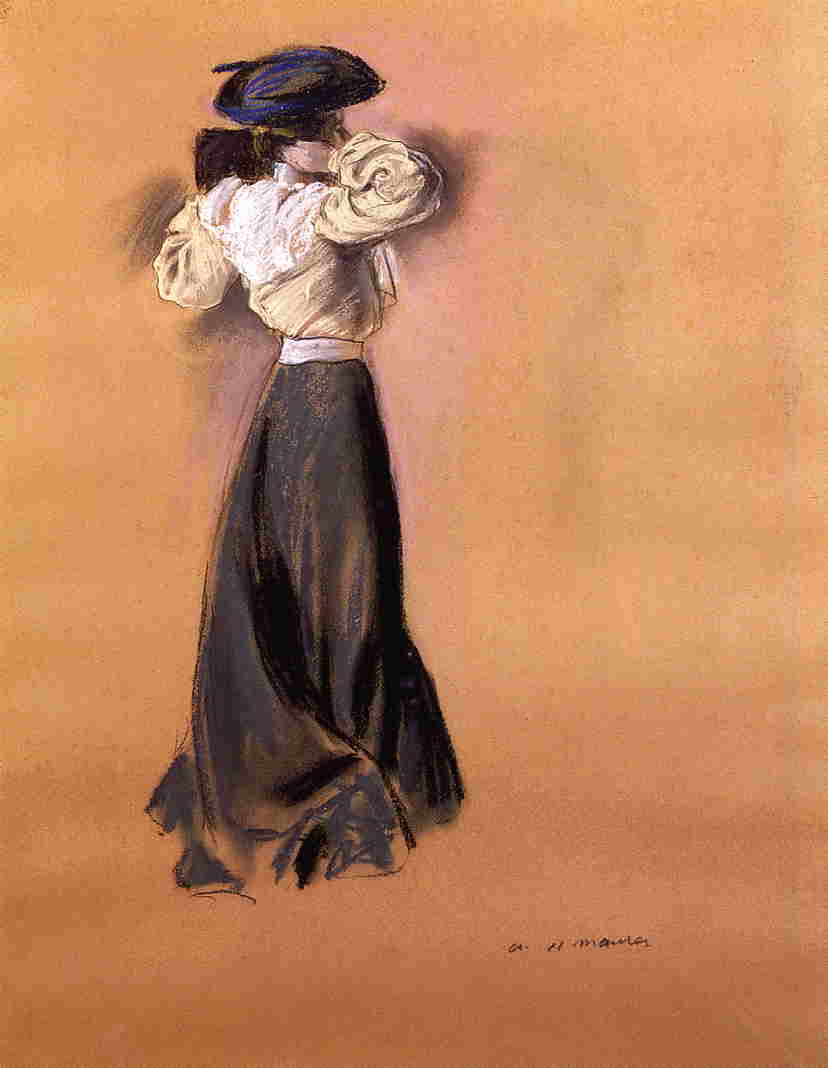 Woman In A Blue Hat — Alfred Henry Maurer