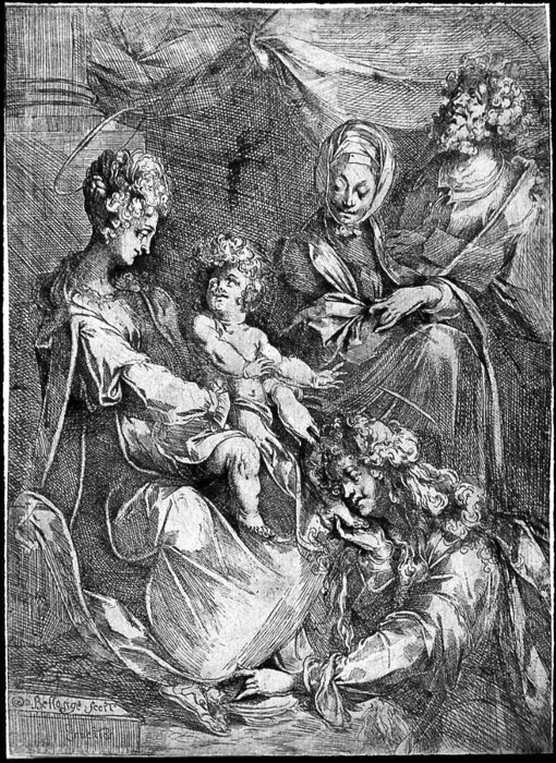 He Virgin And Child With The Magdalen And Saint Anne — Jacques Bellange