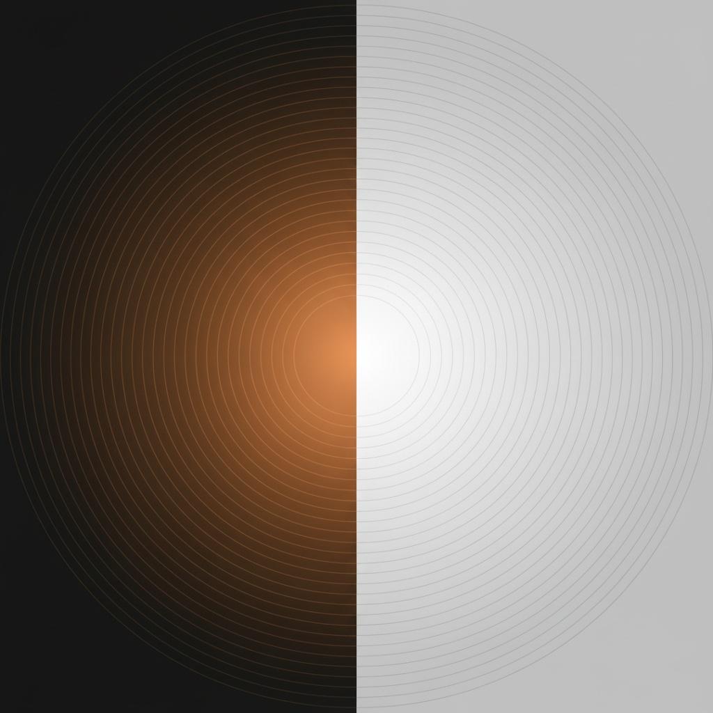 Radiant Equilibrium: A Monolithic Study Of Concentric Light And Shadow — Laurent Fabre