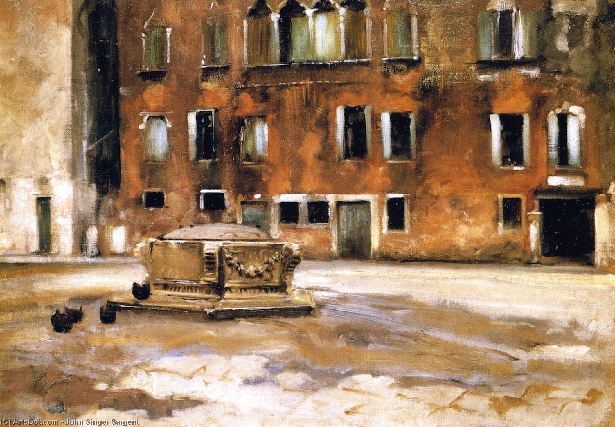 Campo San Agnese, Venise — John Singer Sargent