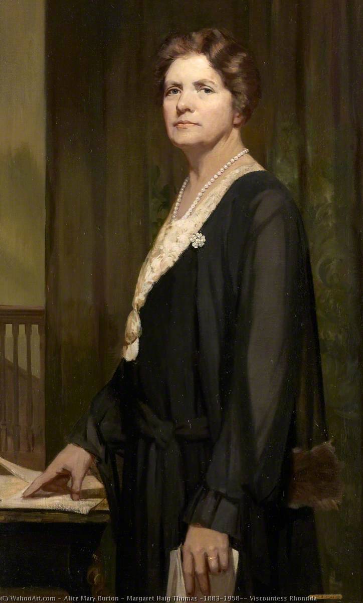 Margaret Haig Thomas (1883–1958), Viscountess Rhondda — Alice Mary Burton