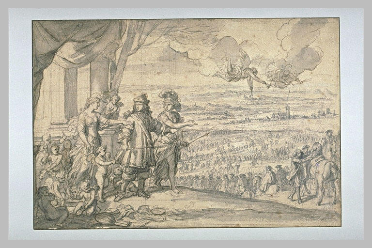 Louis Xiv Partant Pour La Guerre — Charles Le Brun
