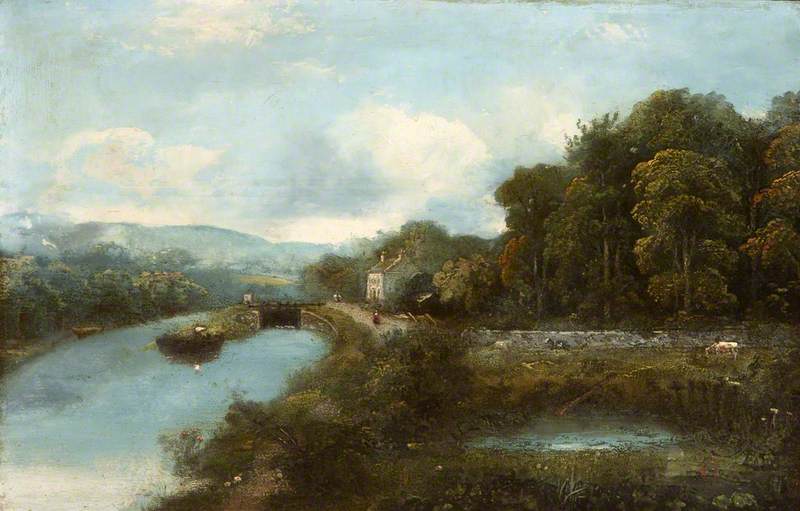 View Of The Lagan At The Third Lock (newforge) — Hugh Frazer
