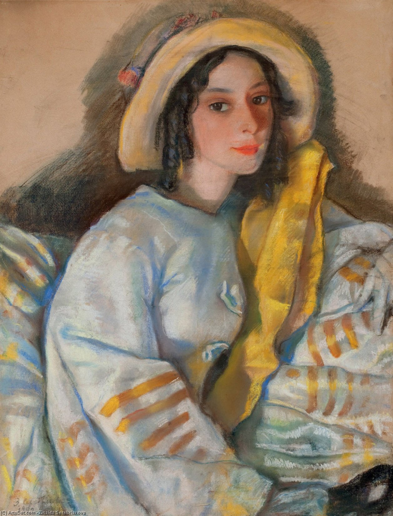 Portrait Of Marietta Frangopulo — Zinaida Serebriakova