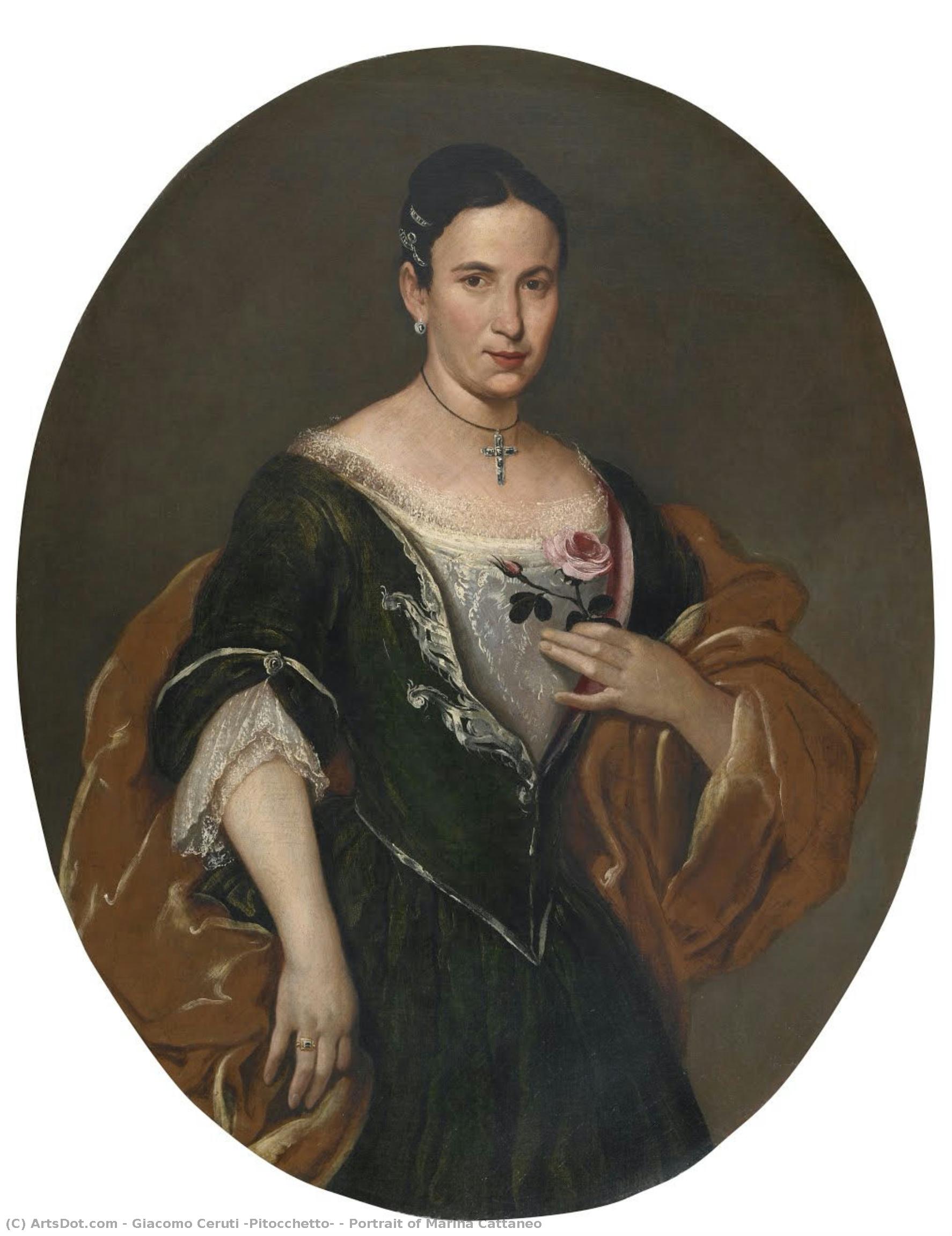 Portrait Of Marina Cattaneo — Giacomo Ceruti (pitocchetto)