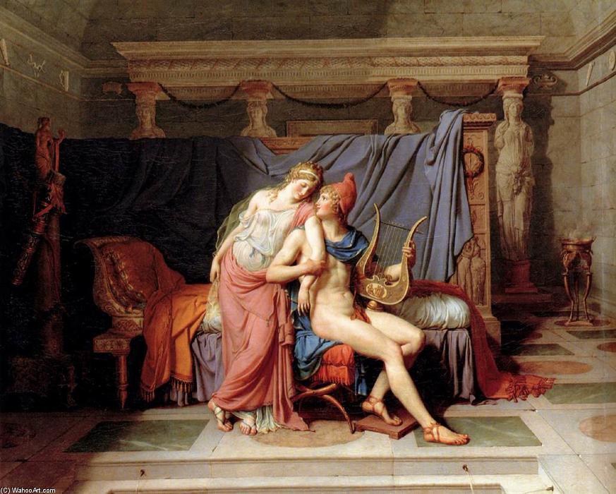 Las Amadas De París Y Elena — Jacques-louis David