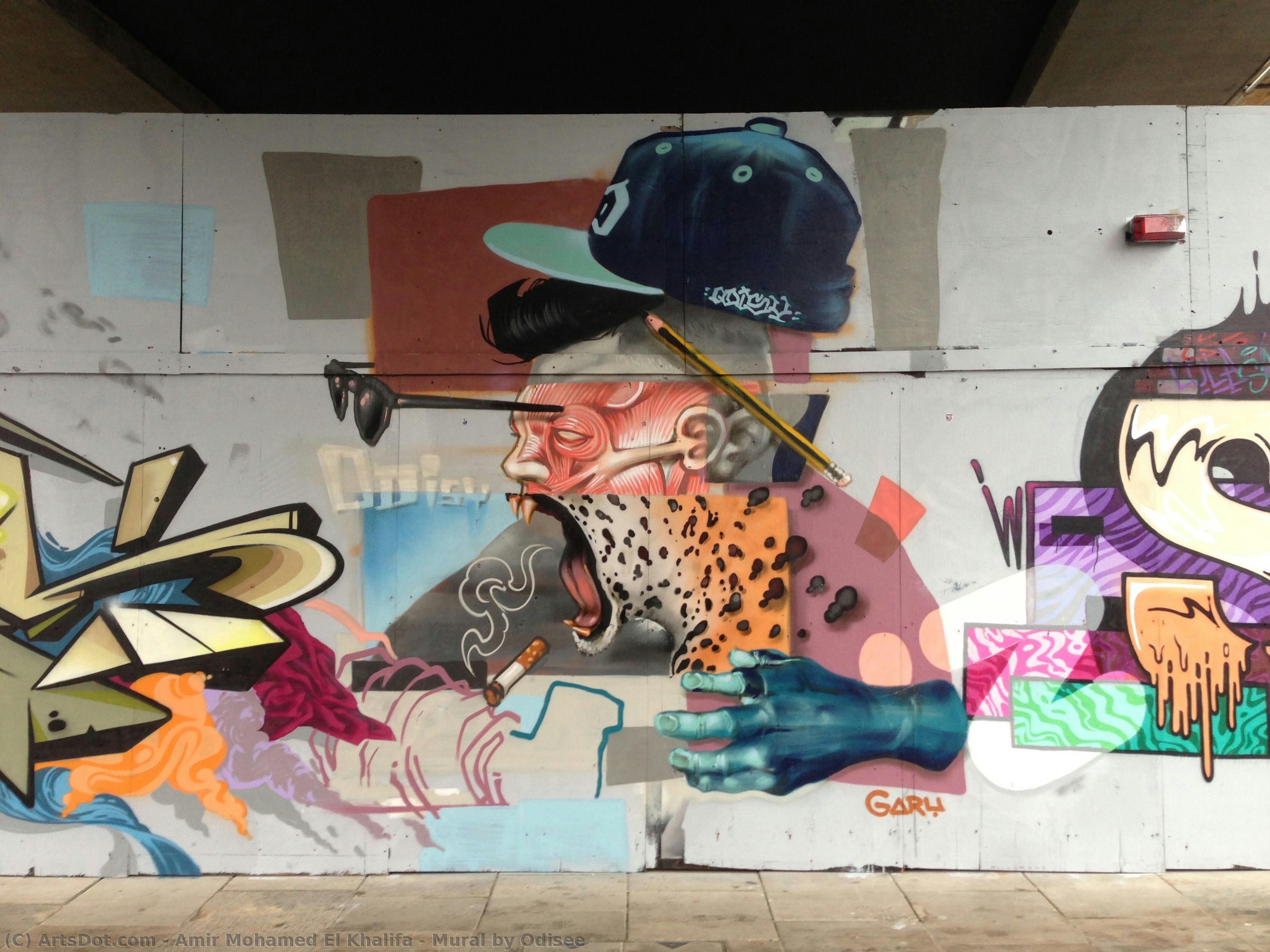 Mural By Odisee — Amir Mohamed El Khalifa
