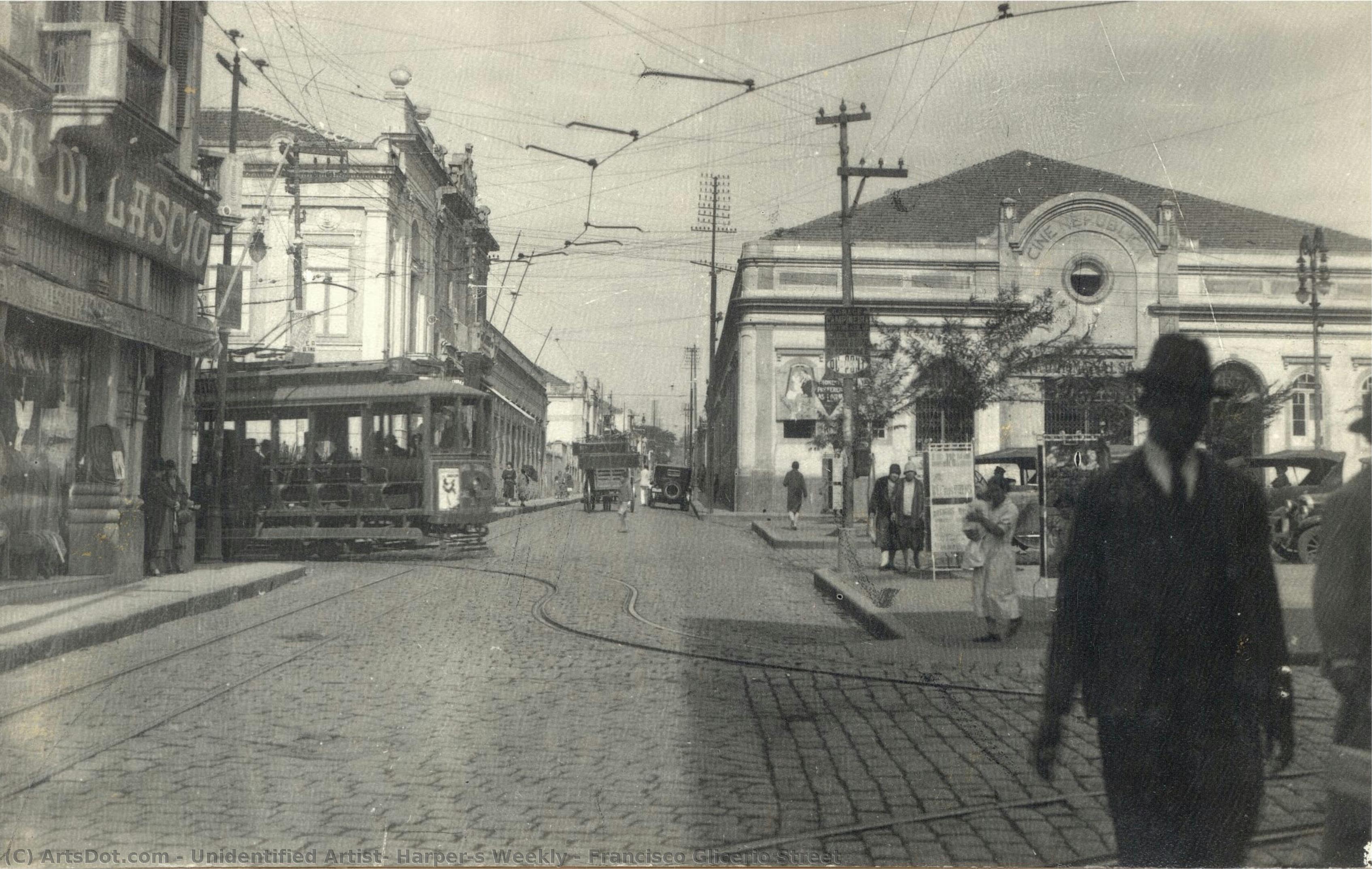 Francisco Glicério Street — Unidentified Artist, Harper's Weekly