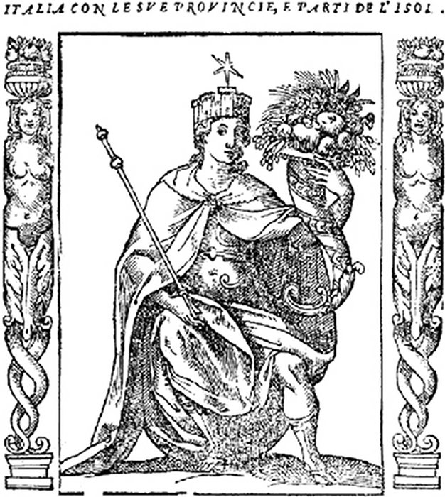 Italia Turrita — Cesare Ripa