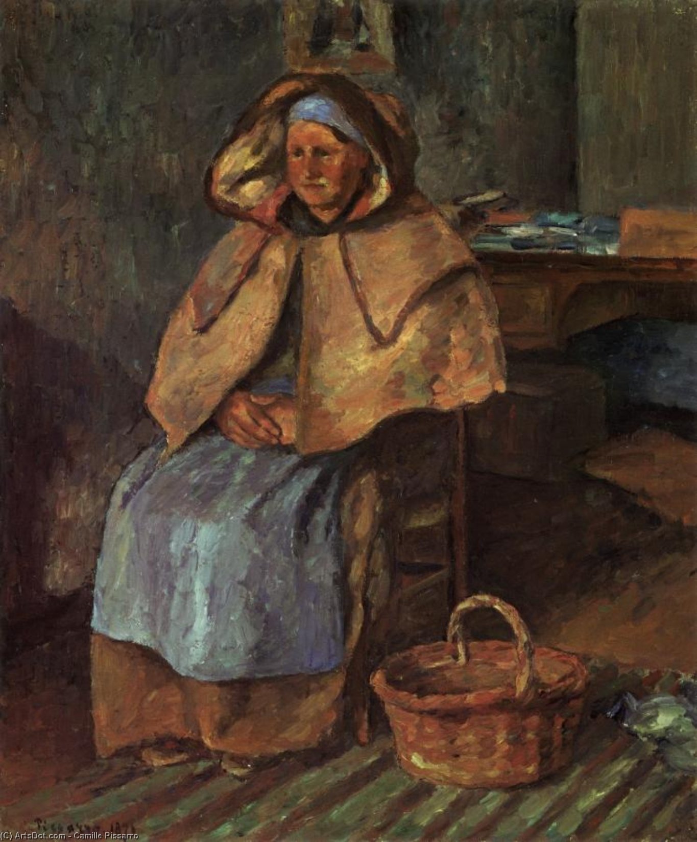 La Mere Gaspard — Camille Pissarro