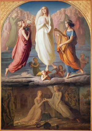 The Assumption Of The Virgin — Anne François Louis Janmot