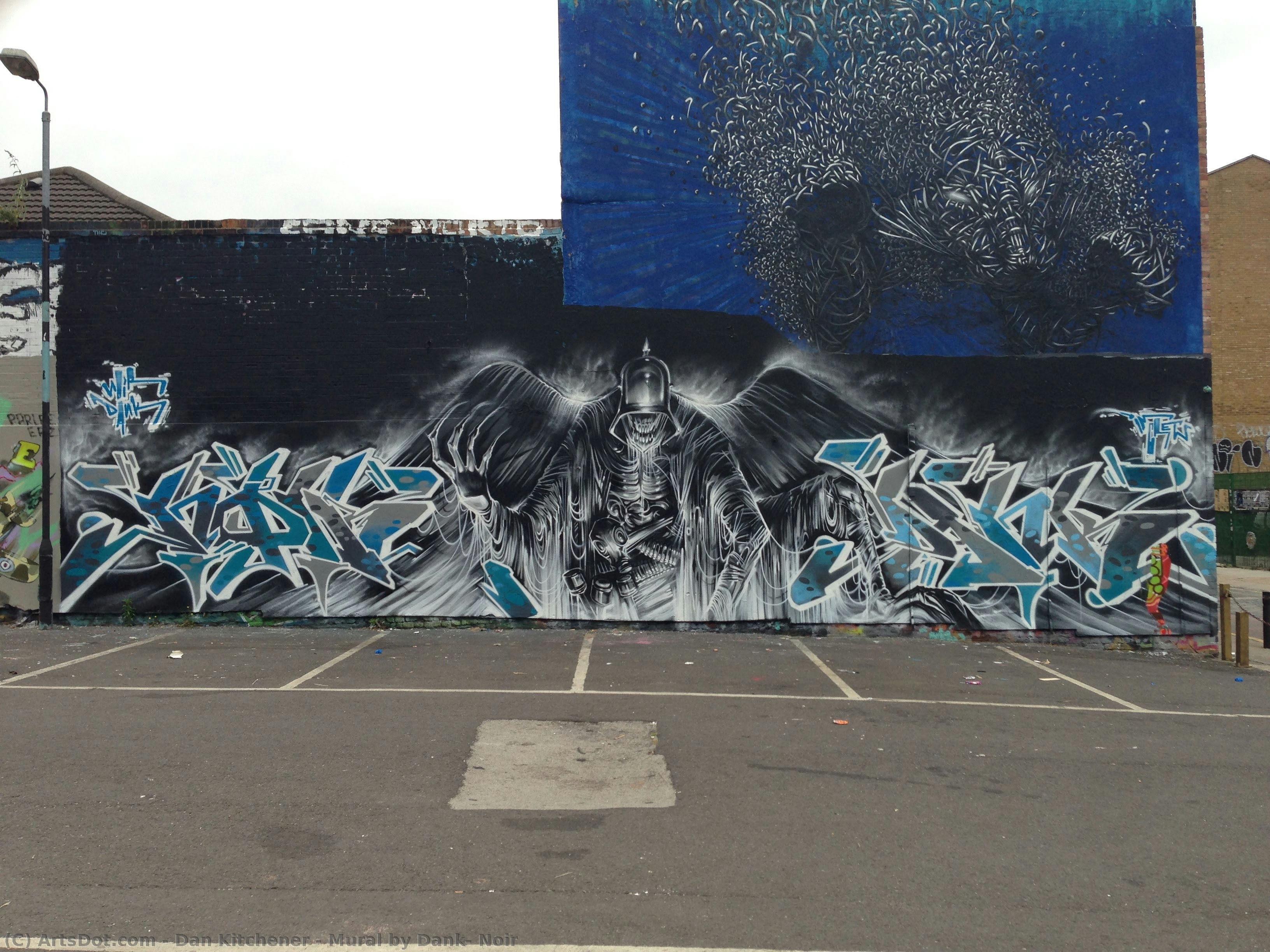 Mural By Dank, Noir — Dan Kitchener