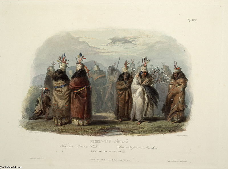 Dance Of The Mandan Women — Карл Бодмер