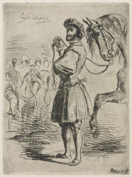 A Lord In The Time Of Francis I — Eugène Delacroix