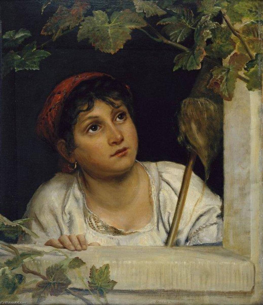 Italian Woman (italienerinde) — Elisabeth Jerichau-baumann