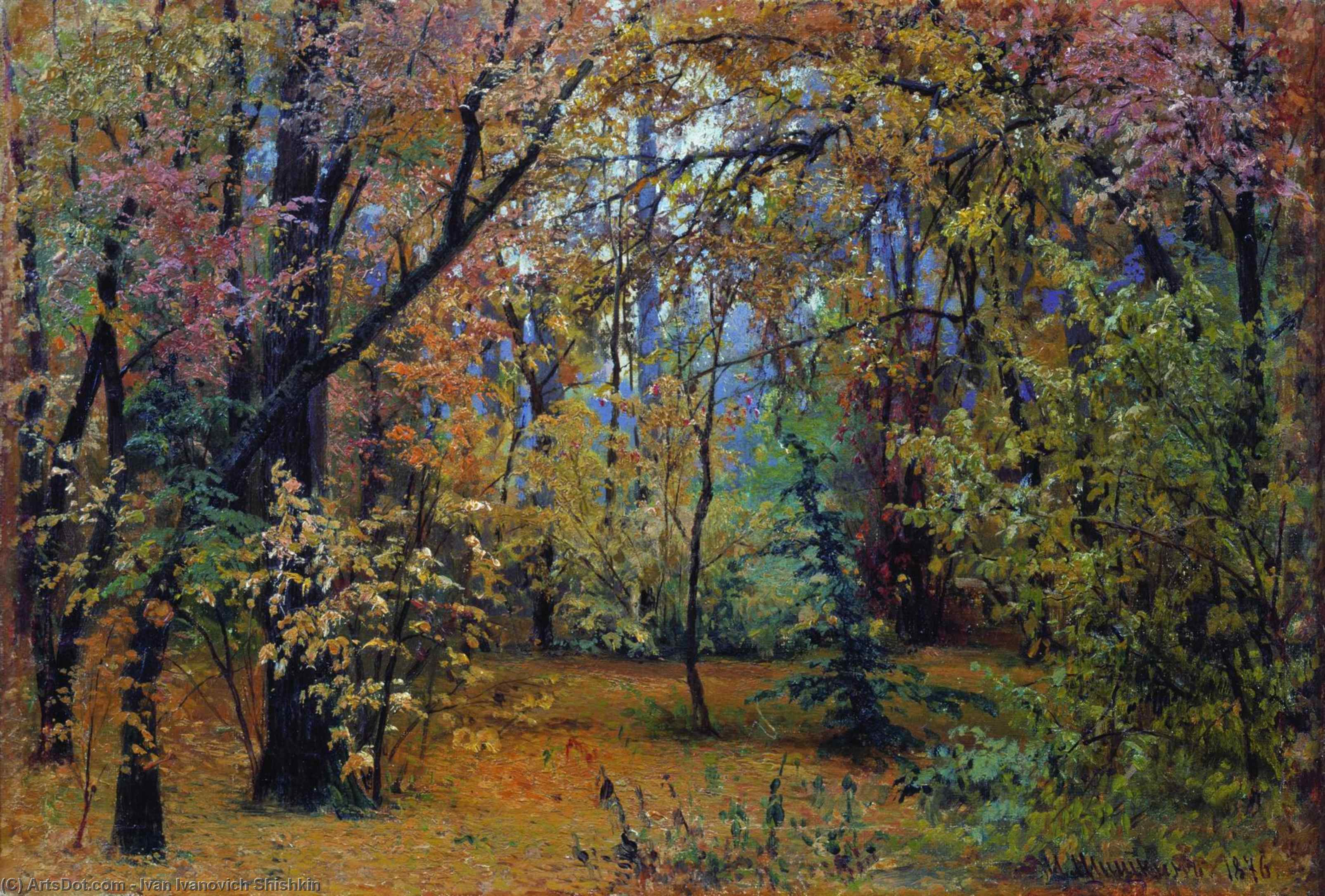 Autumn Forest — Ivan Ivanovich Shishkin