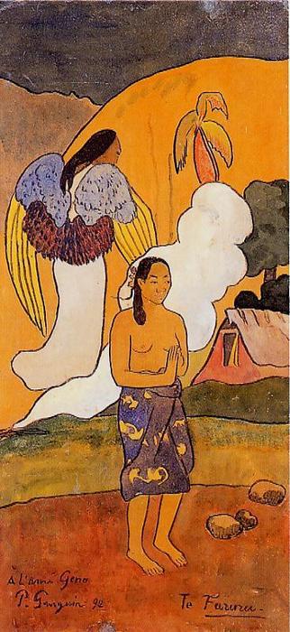 Te Faruru (aka The Encounter) — Eugène Henri Paul Gauguin