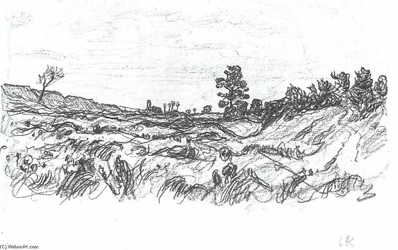 Landscape Outide Of The Town Hagen — Christian Rohlfs