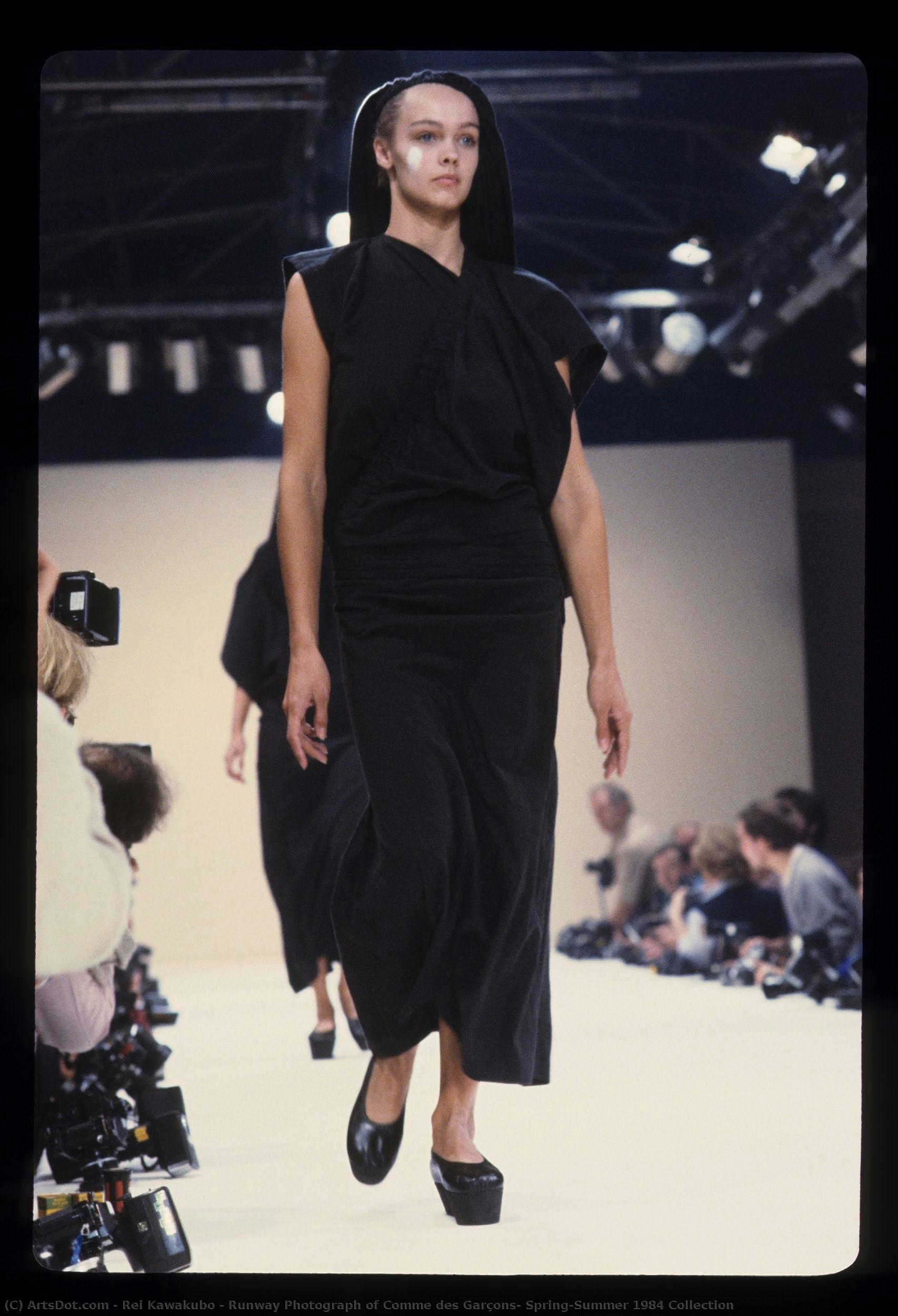 Runway Photograph Of Comme Des Garçons, Spring/summer 1984 Collection — Rei Kawakubo