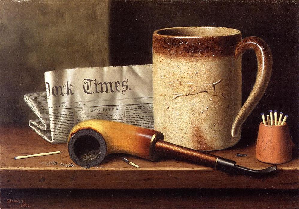 His Mug And His Pipe — William Michael Harnett
