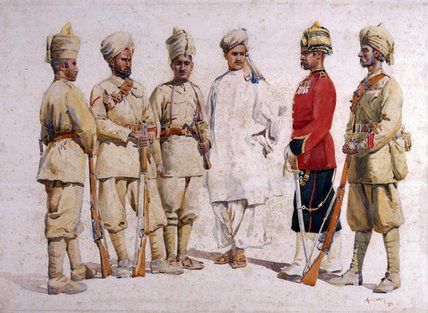 Soldiers Of The 19th Punjabis Afridi Of Tirah — Alfred Crowdy Lovett