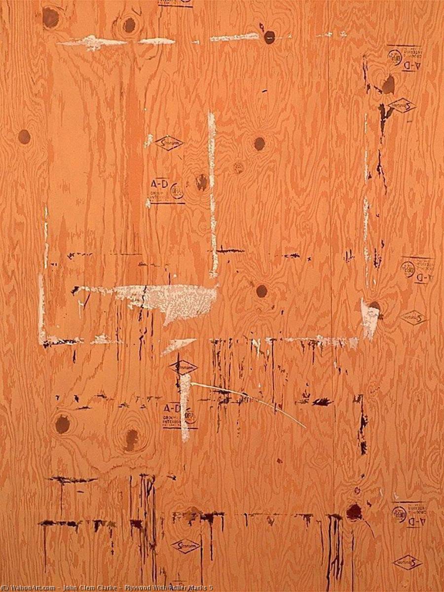 Plywood With Roller Marks 5 — John Clem Clarke