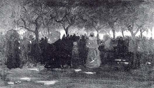 Tuilleries Gardens, Paris, (painting) — Julius Rolshoven