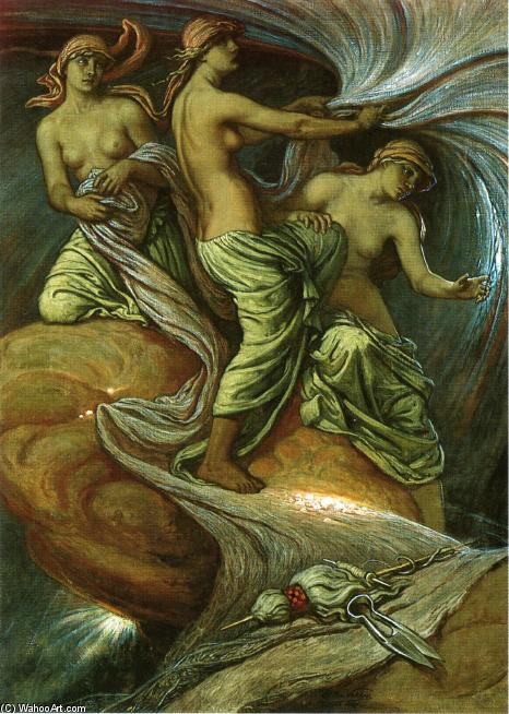The Fates Gathering In The Stars — Elihu Vedder
