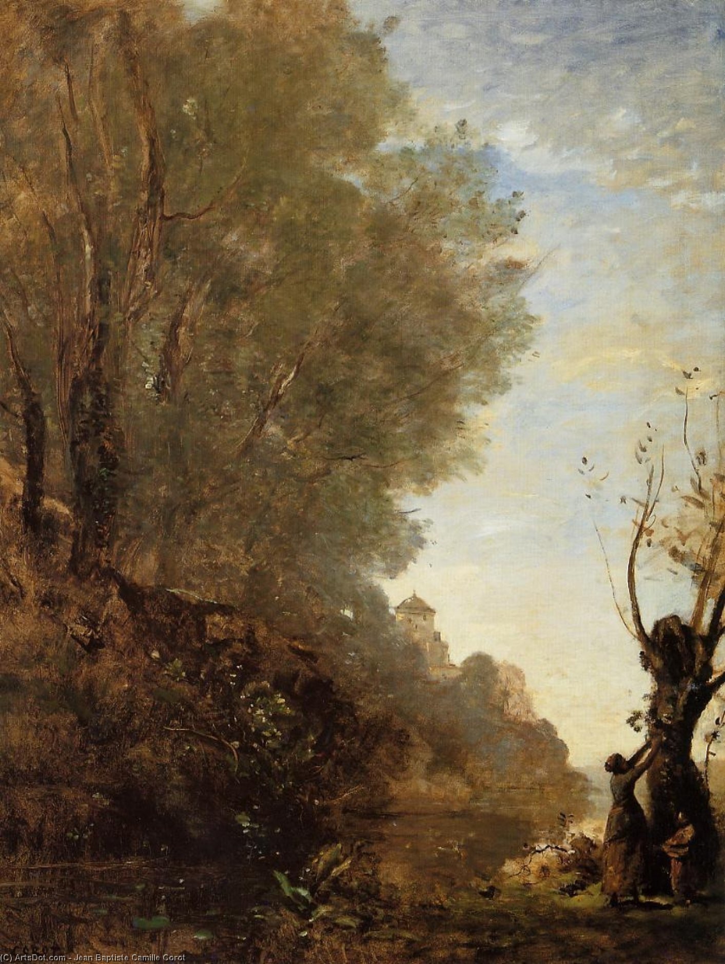 The Happy Isle — Jean-baptiste-camille Corot
