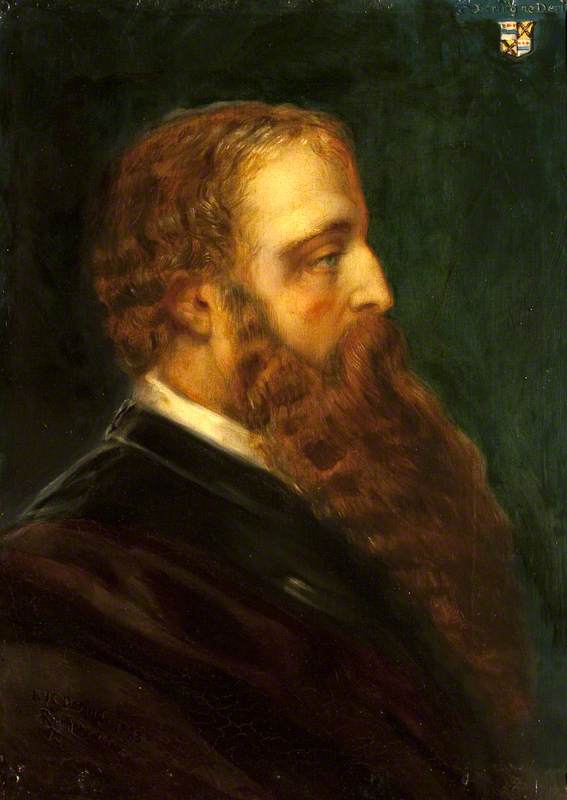 Edward Heneage Dering (1826–1892), In Profile To The Right — Rebecca Dulcibella Orpen