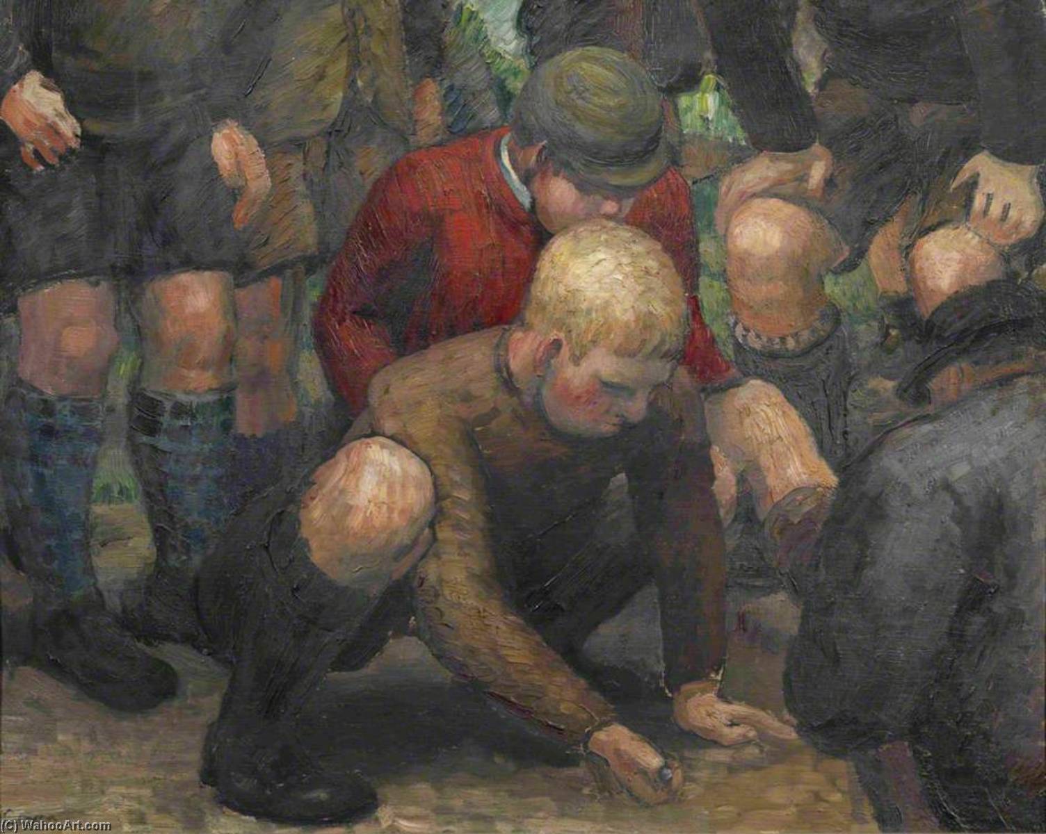 Playing Marbles — Raymond James Coxon