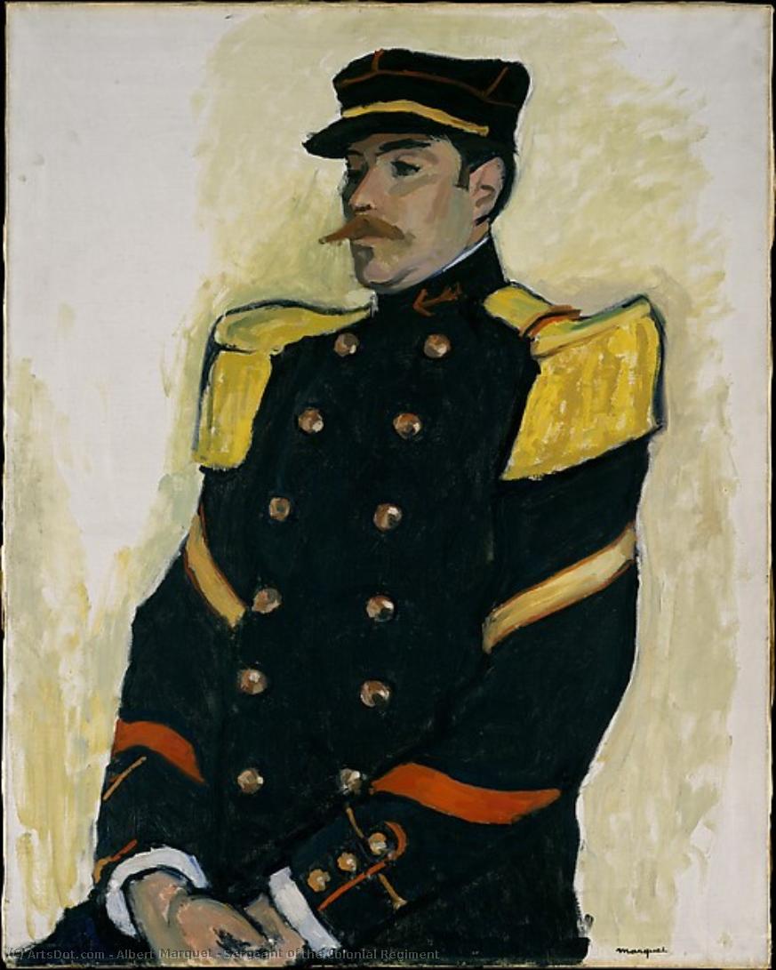 Sergeant Of The Colonial Regiment — Албер Марке