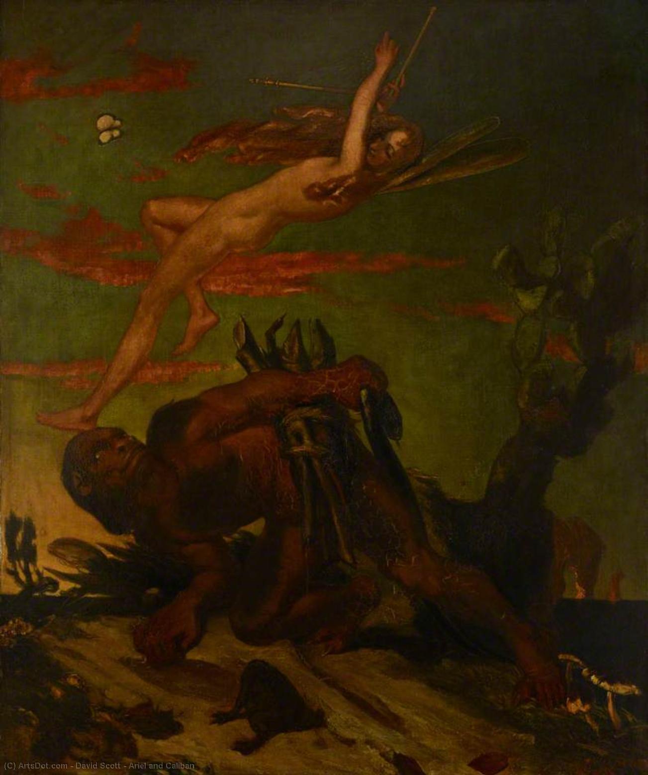 Ariel And Caliban — David Scott