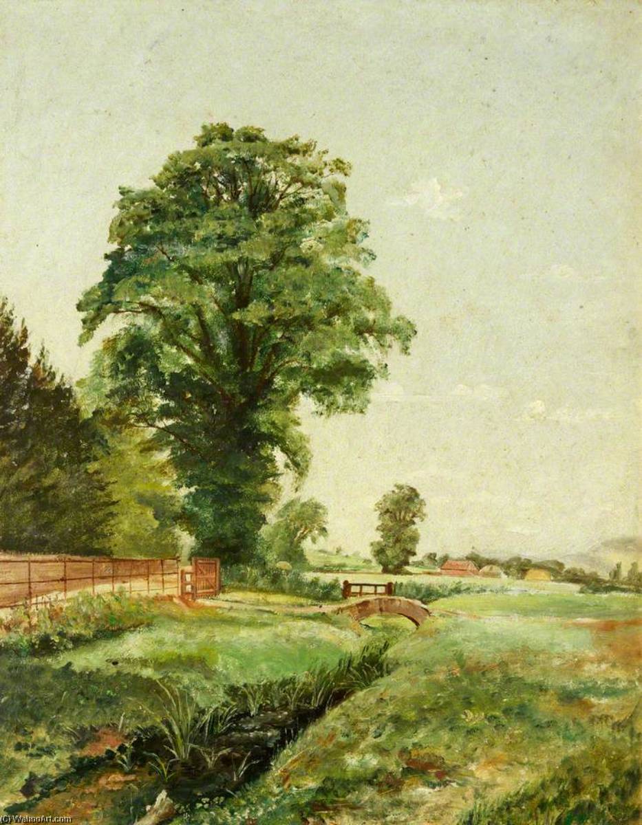 Unidentified Landscape (possibly Rockfield Road) — John Arthur Evans