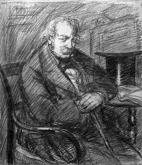 Portrait Of Paul De Kock — John French Sloan
