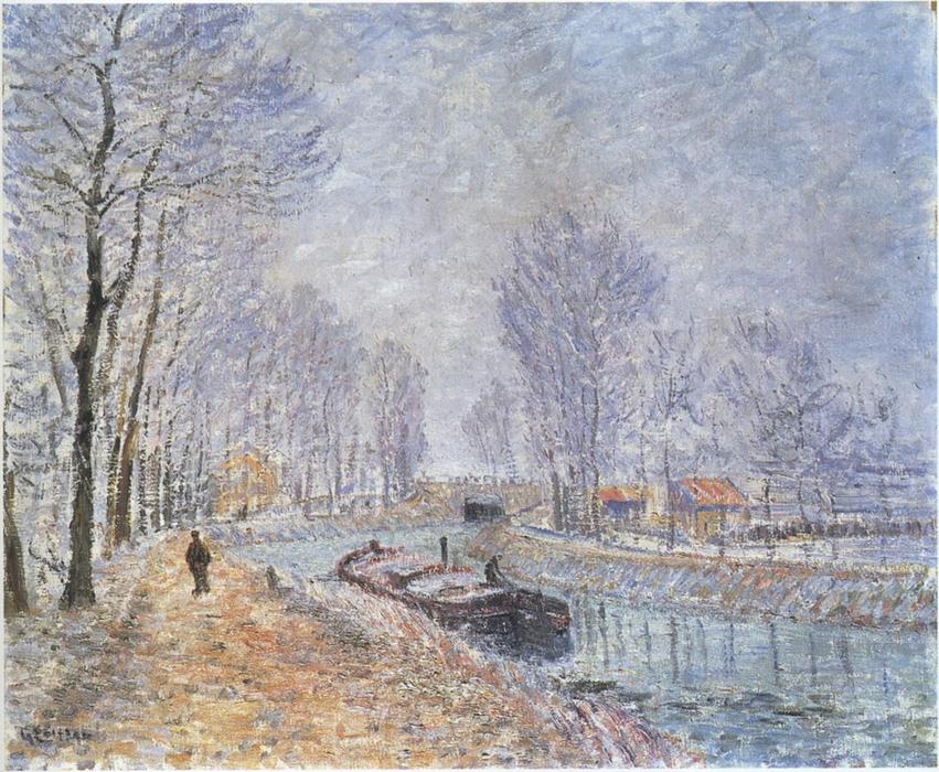 The Seine At Pontoise — Gustave Loiseau