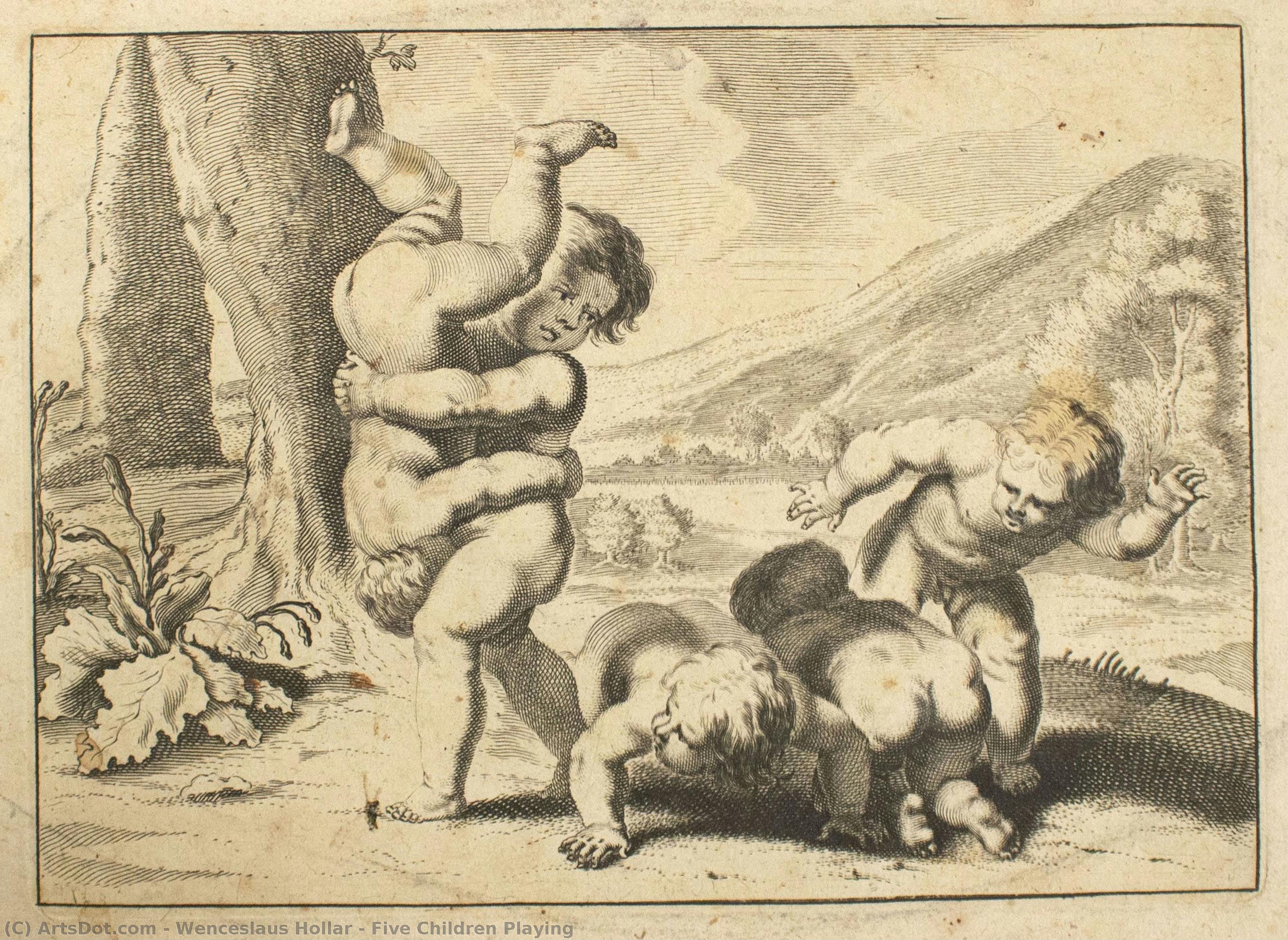 Five Children Playing — ヴァーツラフ・ホラー