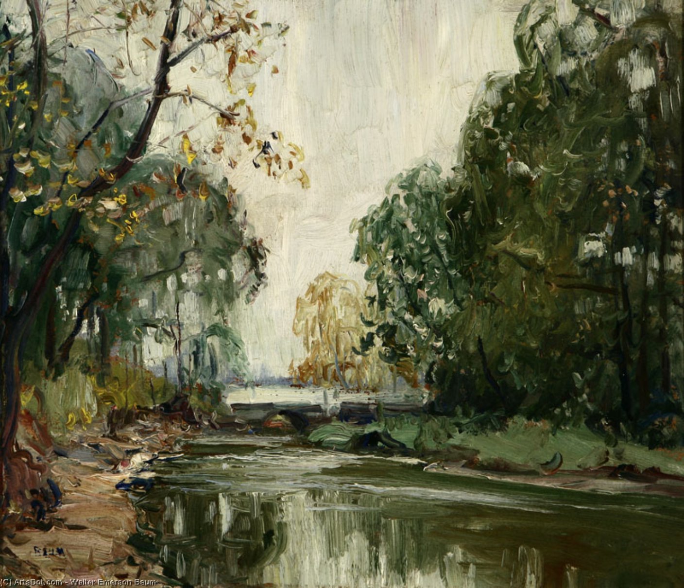 Stream In A Landscape — ウォルター・エマーソン・バウム