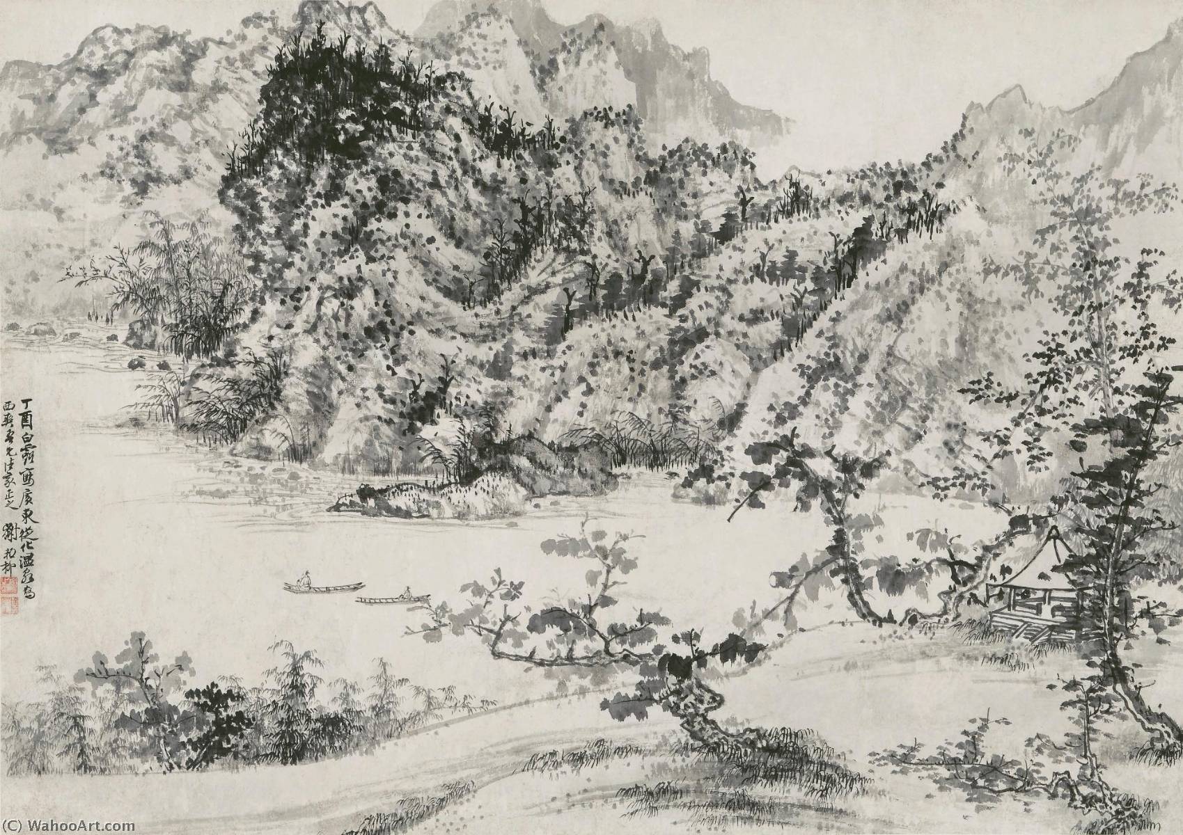 Sailing Through The Mountains — Xie Zhiliu