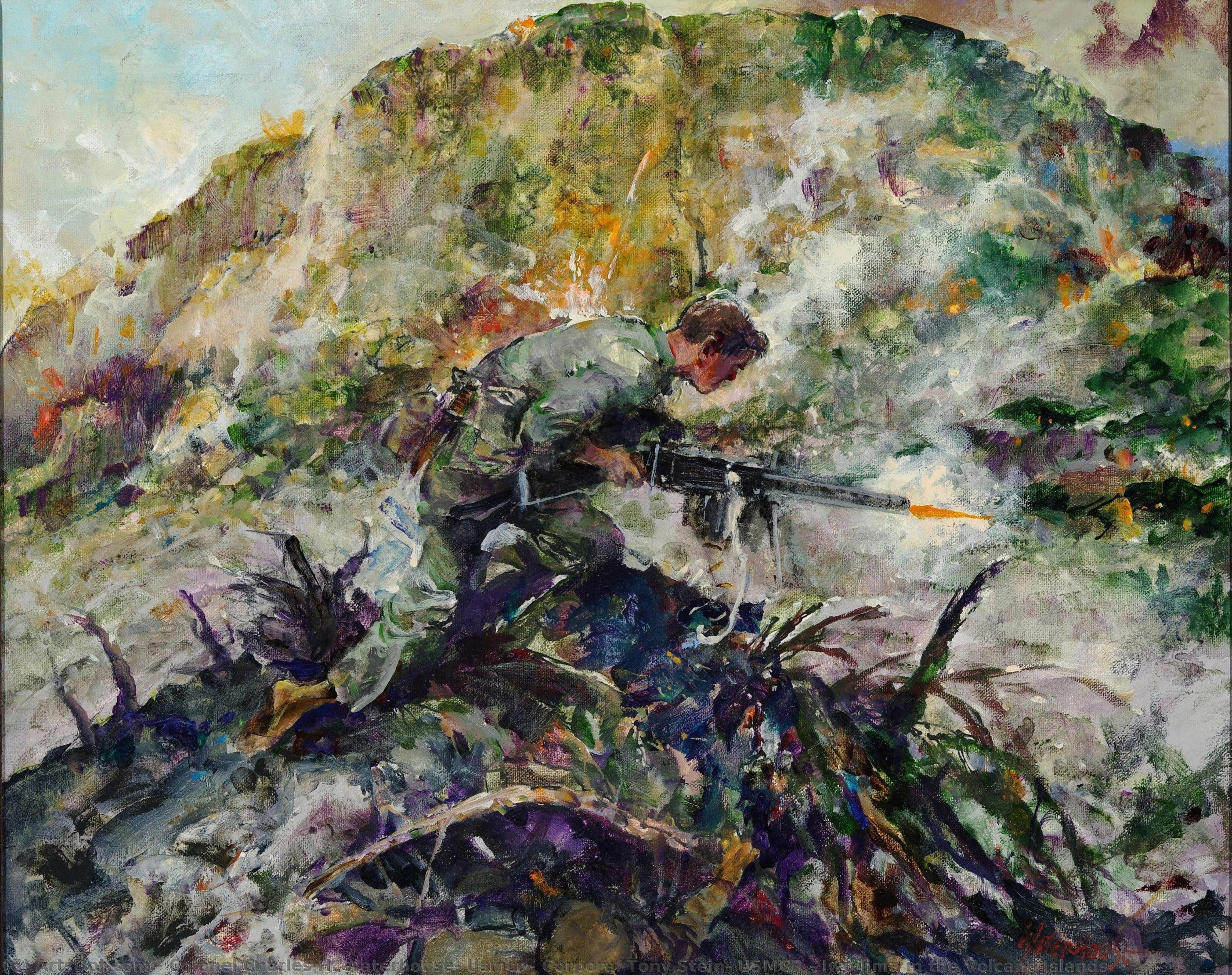 Corporal Tony Stein, Usmcr - Iwo Jima In The Volcano Islands — Oberst Charles H. Waterhouse, Usmcr