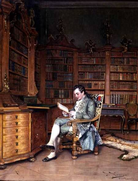 The Bibliophile — Johann Hamza