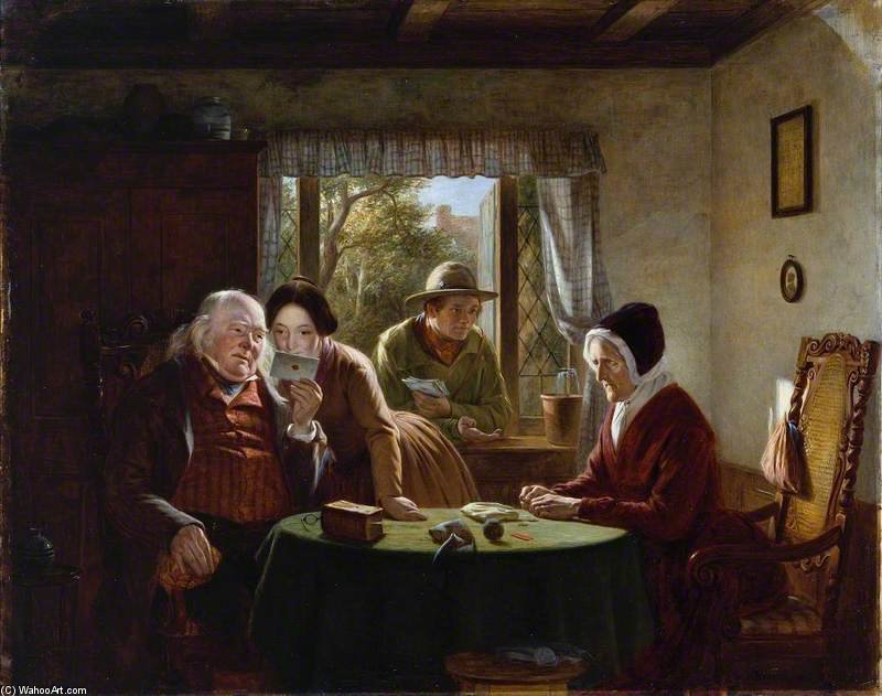 A Letter From The Colonies — Томас Джордж Уэбстер